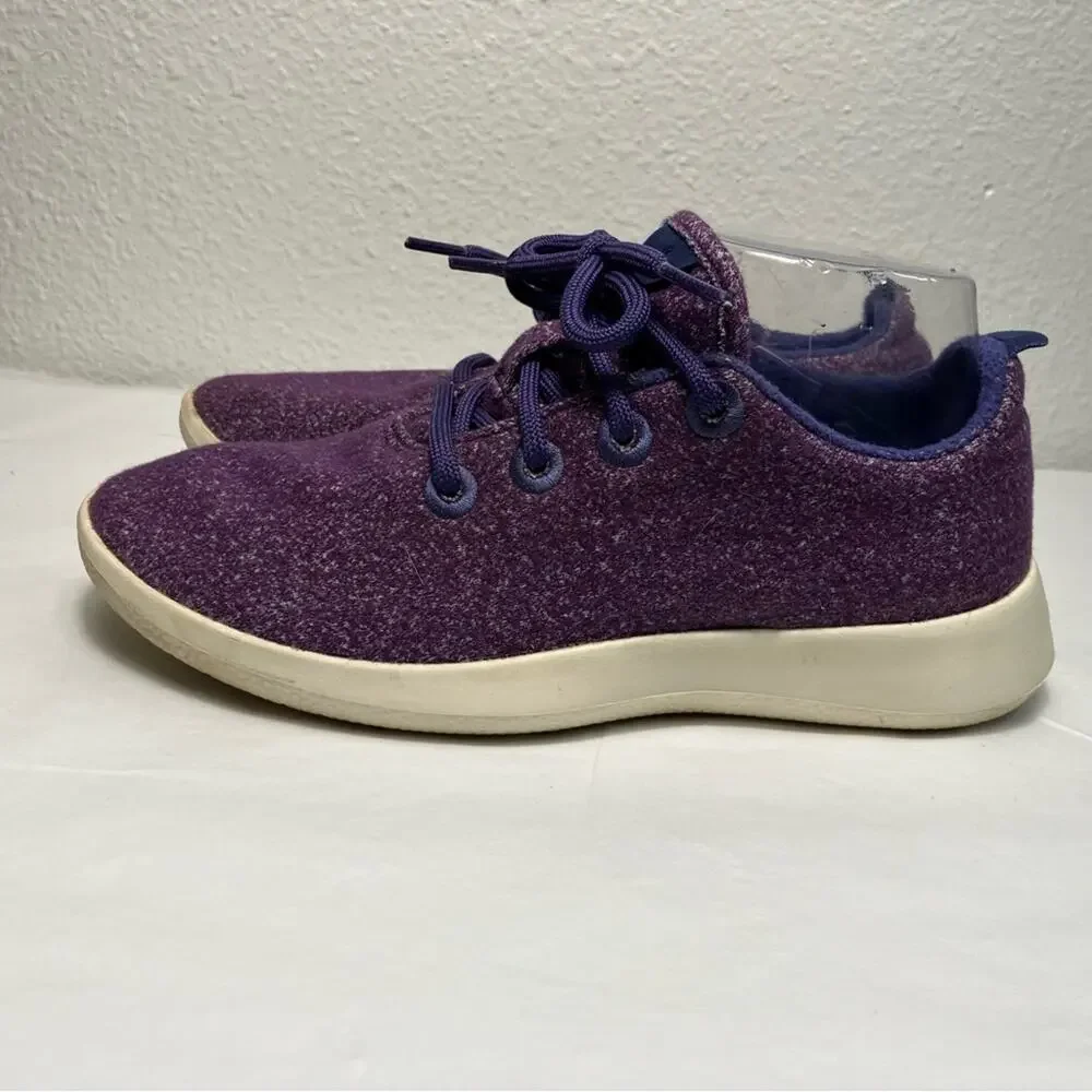 Allbirds running shoes womens 7 Wool runners‎ purple exercise gym running